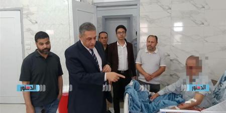 وكيل صحة كفر الشيخ يتفقد مستشفى فيصل سعود للغسيل الكلوي بدسوق