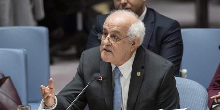 مندوب فلسطين لدى الأمم المتحدة: الاحتلال يواصل اتخاذ إجراءات لترسيخ ضم أرضنا