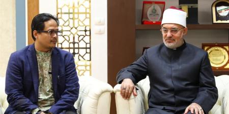 المفتي يستقبل وفد الأكاديمية الدولية لفقه الحلال بماليزيا