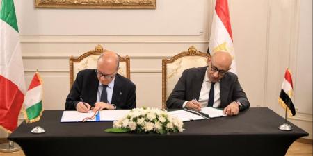 وزيرا التعليم المصري والإيطالي يوقعان مذكرة تفاهم لتوسيع الشراكة الاستراتيجية