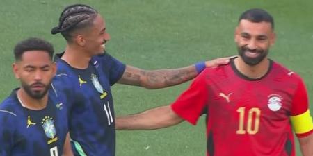 منتخب مصر.. ملخص اهداف ونتيجه مباراة منتخب مصر والبرازيل الودية بعد مرور 65 دقيقة
