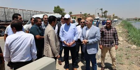 محافظ الجيزة يتفقد مشروعي تطوير محور المريوطية وكوبري السيارات أعلى مزلقان أبو النمرس