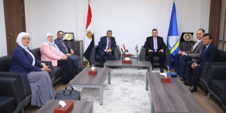 محافظ دمياط يستقبل وفد مركز المعلومات ودعم اتخاذ القرار بمجلس الوزراء