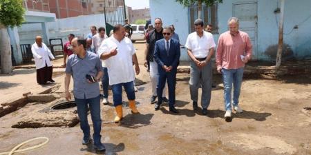 محافظ المنوفية يتفقد مجزر الباجور المركزي