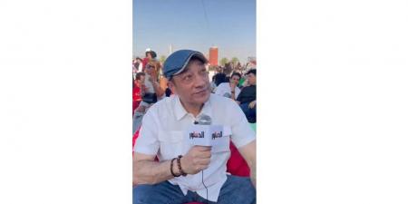 «هنعدي الدور الأول».. محمود عرفة يشيد بتنظيم افتتاح أكبر شاشة للمونديال (فيديو)