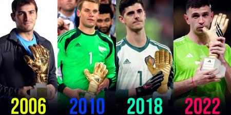 قبل انطلاق كأس العالم 2026.. قائمة الفائزين بجائزة القفاز الذهبي في المونديال