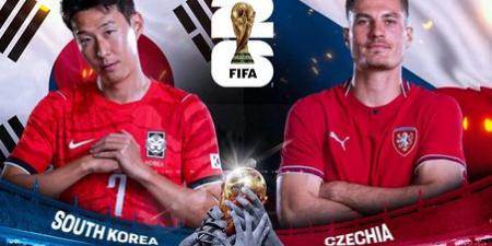 موعد مباراة منتخب كوريا الجنوبية والتشيك في كأس العالم 2026 والقنوات الناقلة