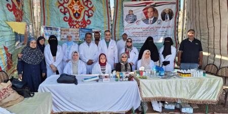 بيطري الغربية يُطلق قافلة علاجية مجانية بـ "خلوة ريشة" بطنطا.. وفحص وعلاج 3169 حيوانًا وطائرًا