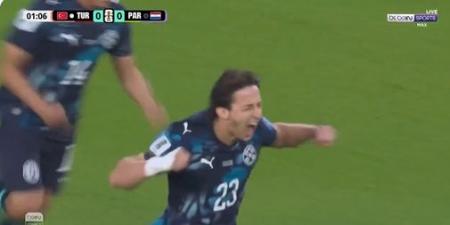 أسرع هدف في كأس العالم 2026.. ماتياس جالارزا فوندا لاعب باراوجواي يصدم تركيا بعد 65 ثانية