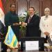 القائم بأعمال رئيس جامعة الإسكندرية يستقبل وزير تعليم رواندا وسفيرها