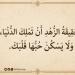 تعرف علي فضل وأهمية وحقيقة الزهد في الدنيا
