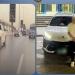 الداخلية تضبط قائد سيارة سمح لأطفاله بالخروج من سقفها أثناء السير بالجيزة