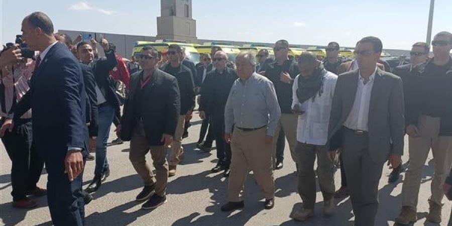 الأمين
      العام
      للأمم
      المتحدة
      يغادر
      شمال
      سيناء
      بعد
      تفقد
      مصابي
      غزة
      ومعبر
      رفح
      البري