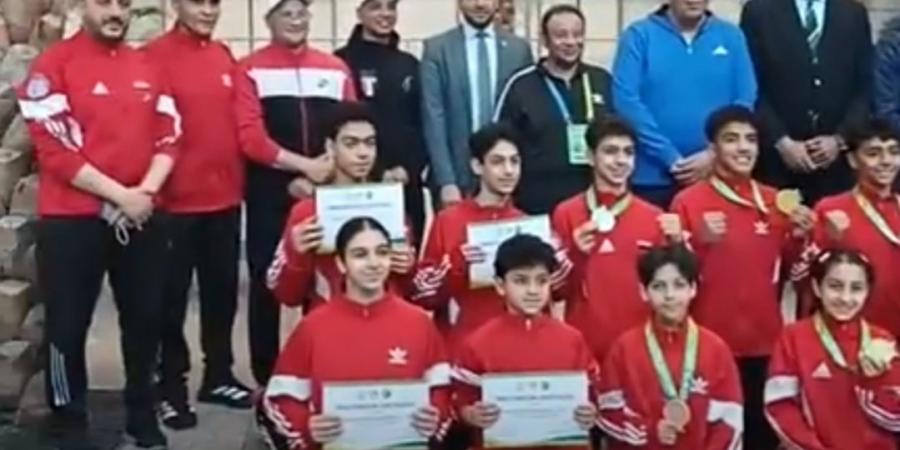 وزارة الشباب والرياضة تستقبل بعثة مصر للووشو كونغ فو بعد 10 ميداليات