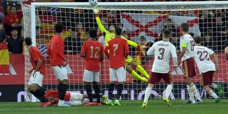 أبومسلم: تألق مصطفى شوبير و«سوء الحظ» يحسمان التعادل مع إسبانيا