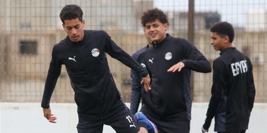منتخب الناشئين يختتم استعداداته لمواجهة ليبيا تحت الأمطار