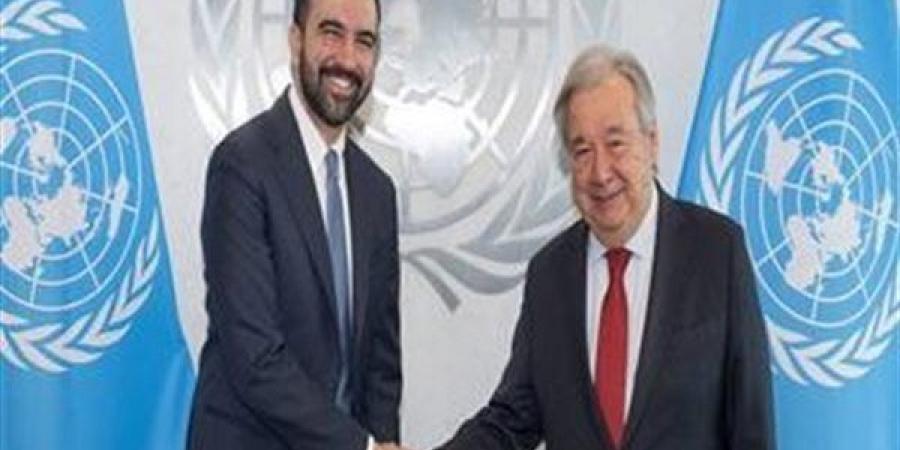 جوتيريش يستقبل عمدة نيويورك ويناقش معه سبل تعزيز التعاون