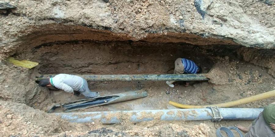 محافظ الشرقية: إصلاح كسر خطوط مياه الشرب بكفر العزازي بأبو حماد