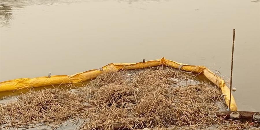 محافظ القليوبية يتابع احتواء بقعة زيت بترعة الإسماعيلية