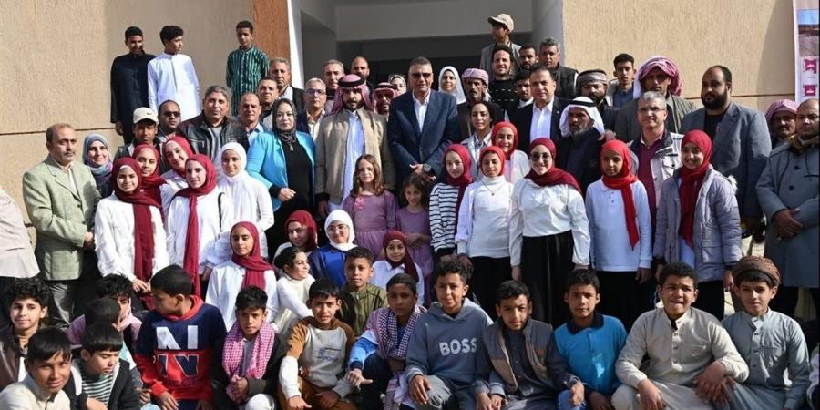 محافظ جنوب سيناء يتفقد أعمال تطوير مدرسة فيران الثانوية الصناعية