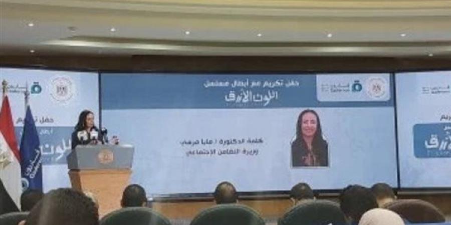 انطلاق احتفالية وزارة التضامن لتكريم أبطال مسلسل اللون الأزرق