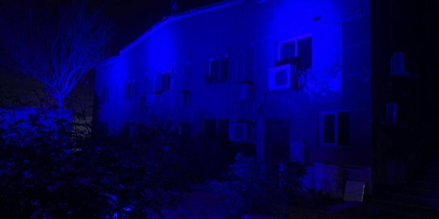 القومي للأشخاص ذوي الإعاقة يضيء مبانيه باللون الأزرق احتفالاً باليوم العالمي للتوحد