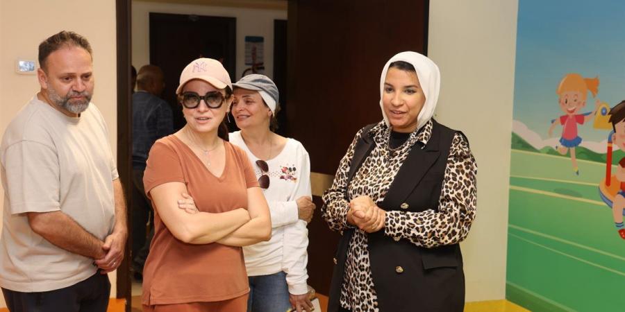 الفنانة ريهام عبد الغفور تدعم محاربي السرطان بشفاء الأورمان