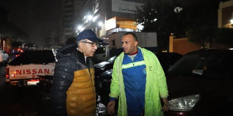 عودة سقوط أمطار غزيرة بالإسكندرية