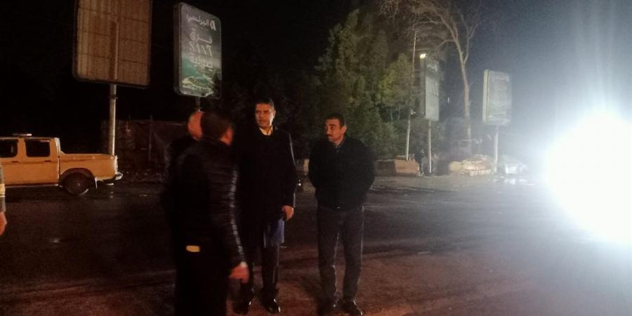 نائب محافظ الدقهلية يتابع كسح مياه الأمطار