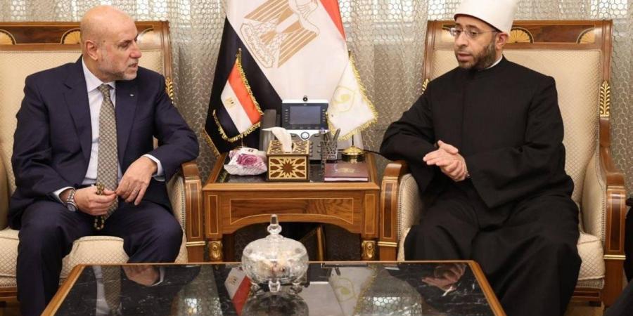 وزير الأوقاف يستقبل وفدًا فلسطينيًّا ويؤكد دعم مصر الثابت للقضية الفلسطينية