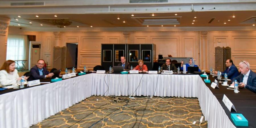 منال عوض تستعرض توصيات اجتماع المكتب التنفيذي 98 لاتفاقية برشلونة