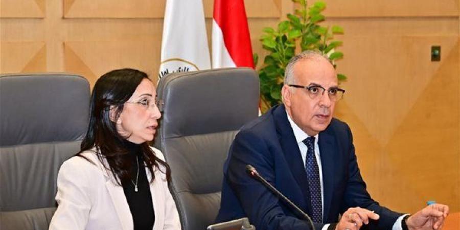 وزيرالري ومحافظ البحيرة يبحثان حالة المنظومة المائية