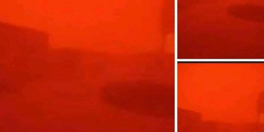 العاصفة الدموية تثير الزعر..هل تصل إلى مصر؟ الأرصاد تكشف التفاصيل
