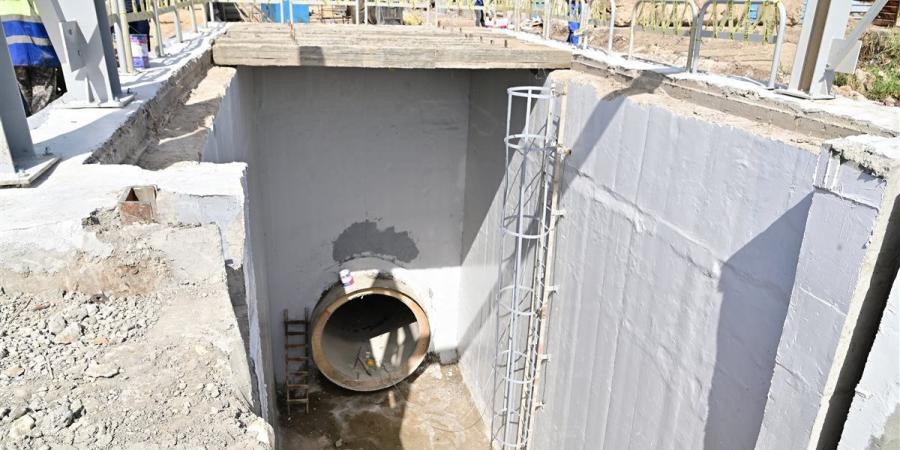 وزير الري يتفقد أعمال إنشاء سحارة أبنهس الجديدة ضمن "مشروع تأهيل المنشآت المائية" بالمنوفية