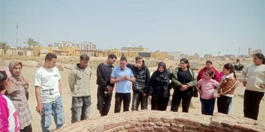 رحلة بهجة للأيتام في متحف تل بسطة بالزقازيق