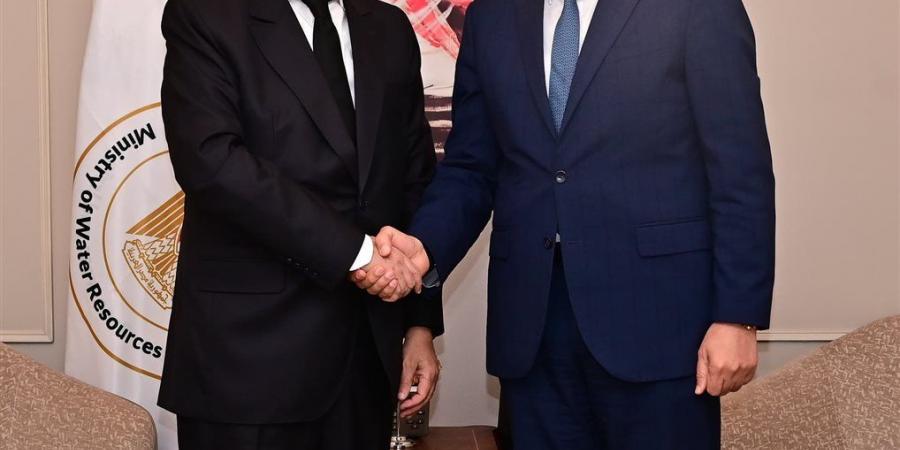 وزير الري يلتقي نظيره المغربي لبحث سبل تعزيز العلاقات الثنائية بين البلدين