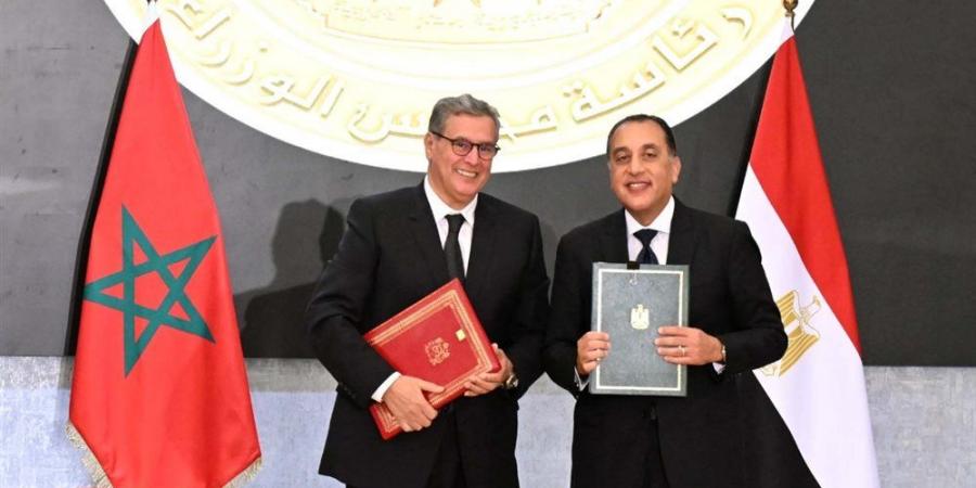 رئيسا حكومتى مصر والمغرب يشهدان توقيع عددٍ من الوثائق لدعم العلاقات الثنائية