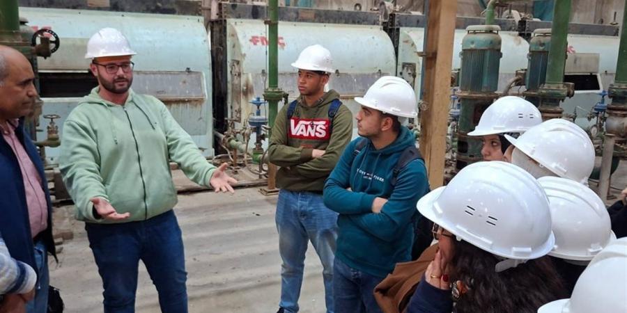 زيارة ميدانية لطلاب برنامج الكيمياء الصناعية التطبيقية جامعة بني سويف الأهلية