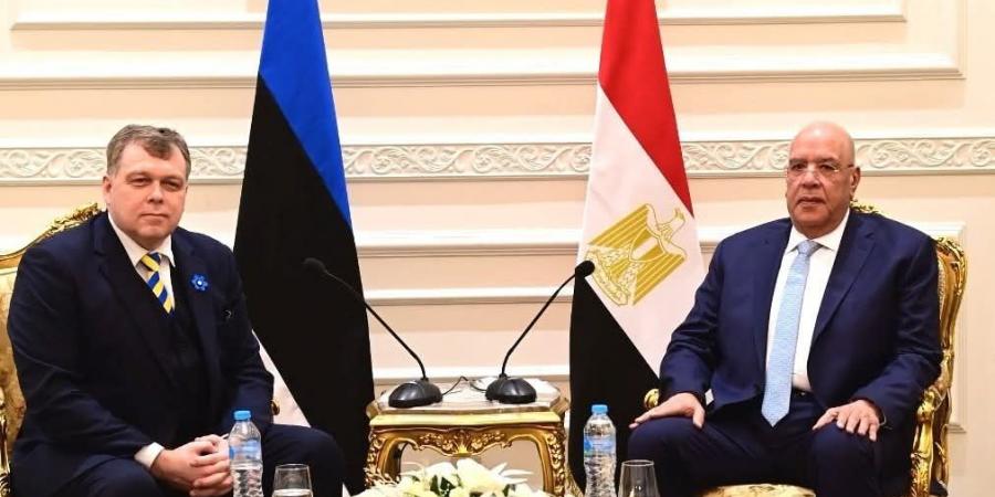 رئيس مجلس النواب يلتقي نظيره من جمهورية إستونيا