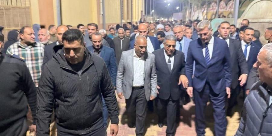 وزير البترول يتقدم مراسم عزاء شهيد بتروجت في مسقط رأسه بالدقهلية