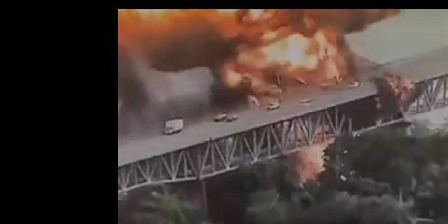 عاجل.. انفجار ضخم أسفل جسر الأمريكيتين في بنما "فيديو"