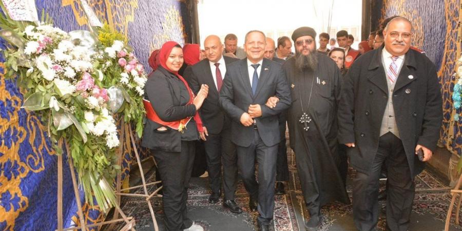 رئيس جامعة دمياط من كنيسة العذراء: احموا النسل بالتعليم