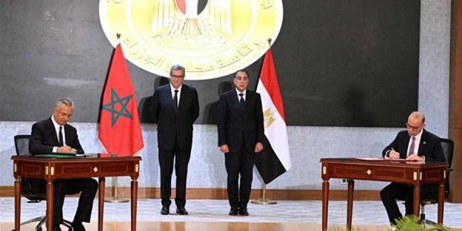 مصر والمغرب توقعان مذكرة تفاهم لتعزيز التعاون الاستثماري بين البلدين
