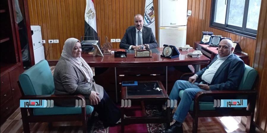 وكيل تعليم بني سويف يستقبل مدير عام هيئة الأبنية التعليمية لبحث سبل التعاون