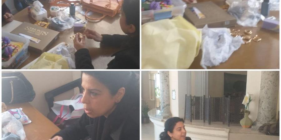 ورشة الفنون الجلدية بمكتبة القاهرة الكبرى تواصل فعالياتها برعاية وزارة الثقافة