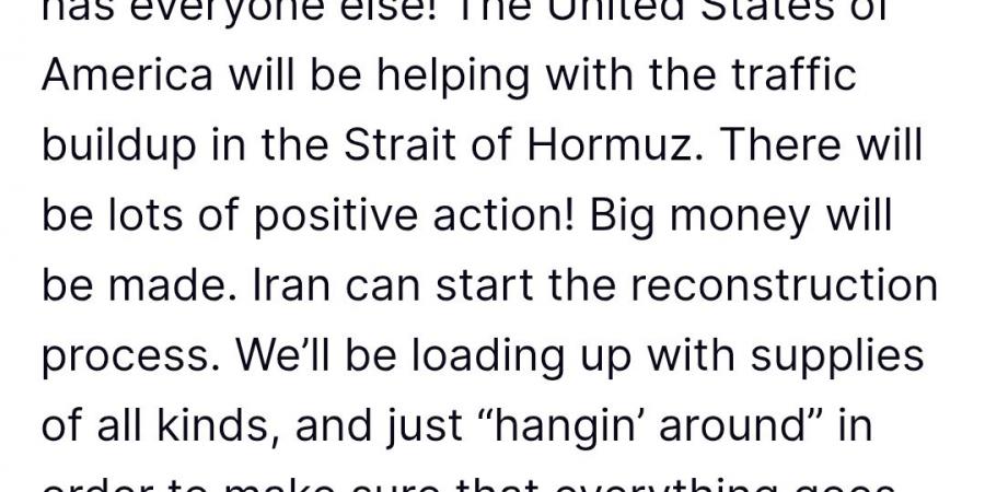 عاجل.. ترامب: وقف إطلاق النار يوم عظيم للسلام العالمي