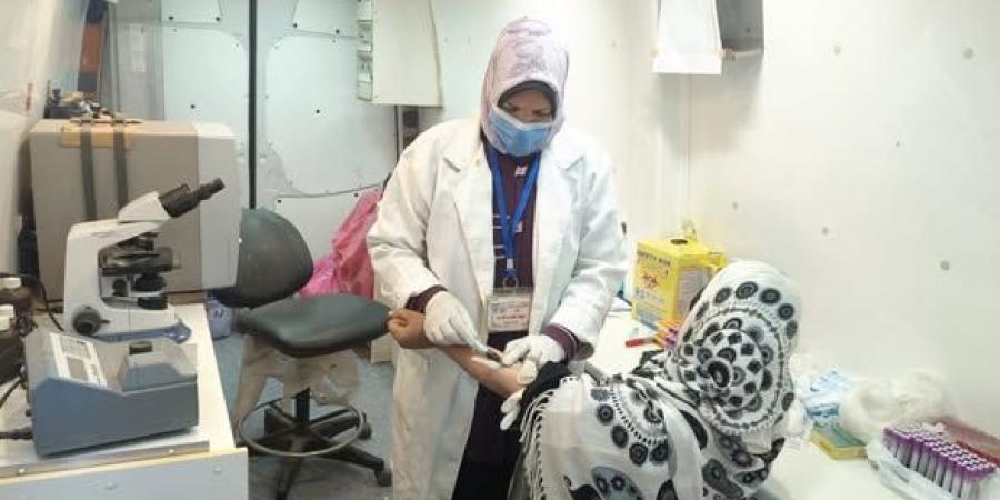 خدمات طبية لــ 1208 مواطنا في ملوى بالمنيا