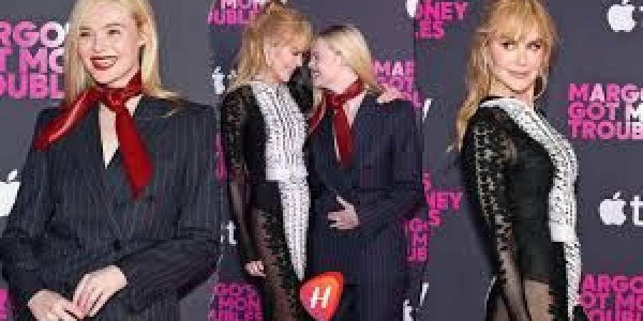 نيكول كيدمان وإيل فانينج تتألقان في العرض الخاص لـ"Margo’s Got Money Troubles"