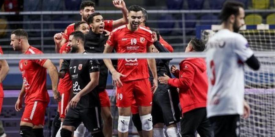 الأهلي يواجه الجزيرة في نصف نهائي كأس مصر للكرة الطائرة