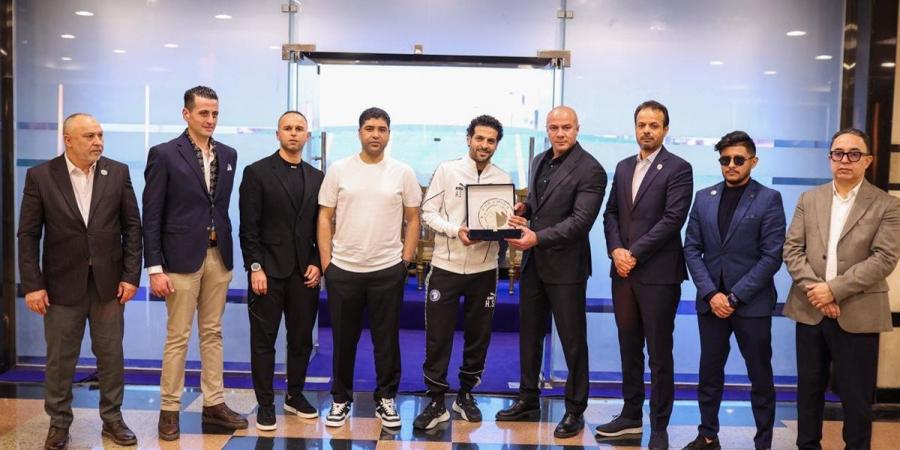 بيراميدز يستقبل وفد نادي المدينة الليبي (صور)